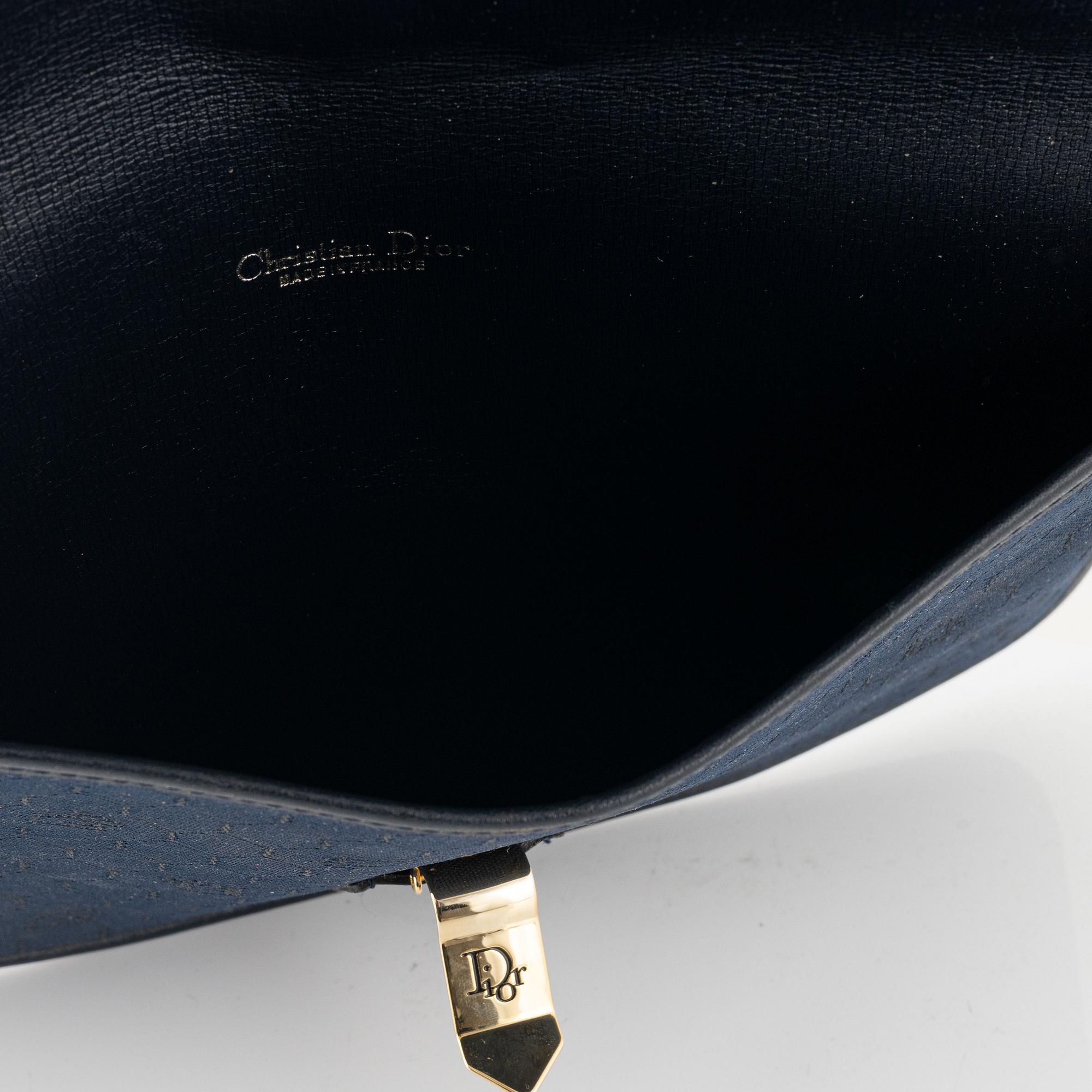 Christian Dior, två st kuvertväskor, vintage.