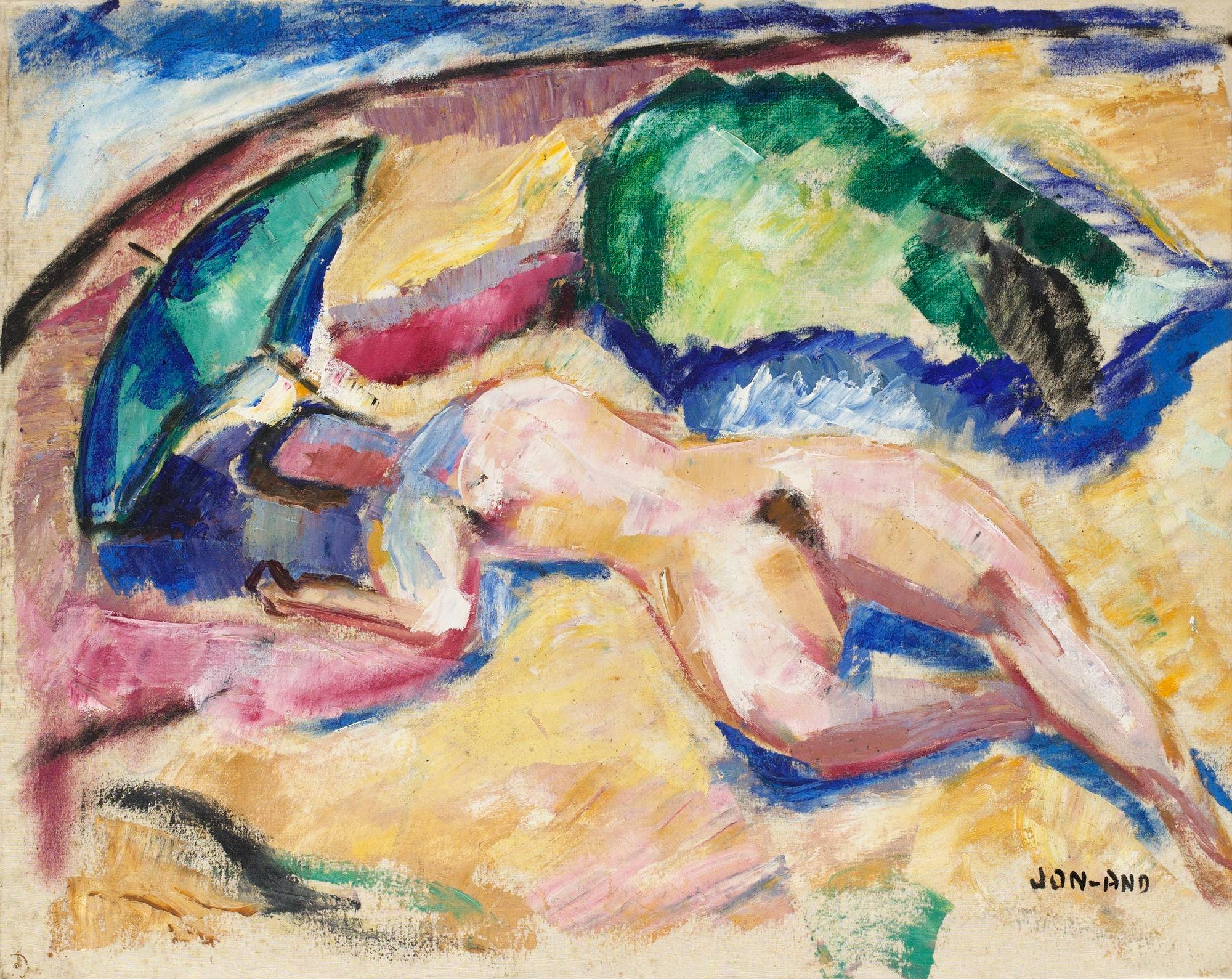 John Jon-And, "Kvinna, Gullholmen".