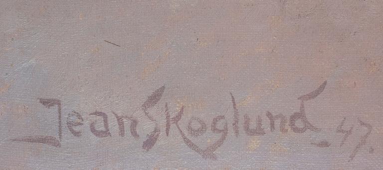 JEAN SKOGLUND, olja på duk, signerad och daterad -47.