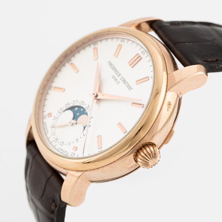 Frederique Constant, Classics Moonphase, armbandsur, 40,5 mm.