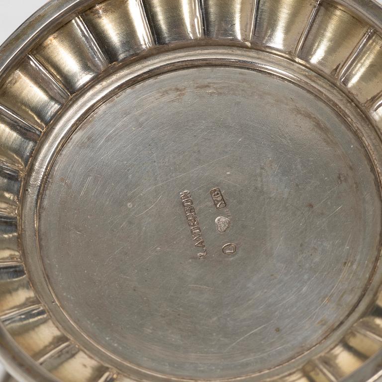 Eleven silver beakers, including marks of K Anderson, CG Hallberg, Eric Löfman for KG Markström, etc.