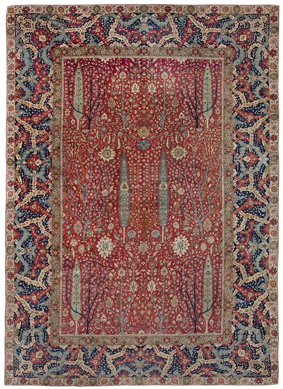 SEMI-ANTIQUE TABRIZ, signerad PETAG. 556 x 390,5 cm.