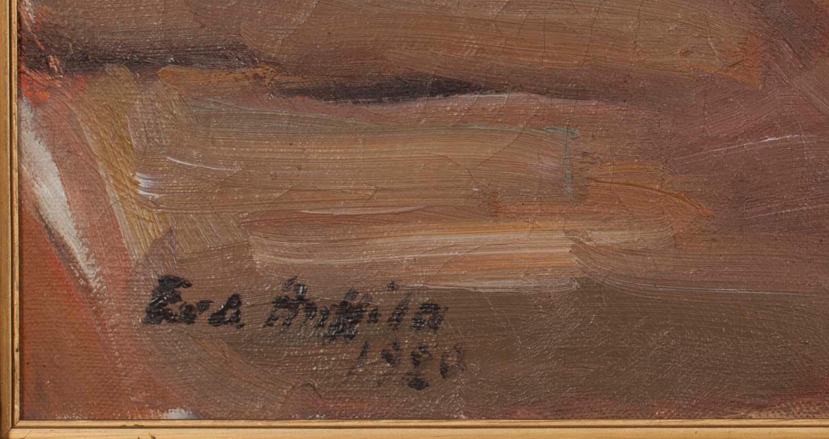EVA ANTTILA, olja på duk, sign. och dat. 1920.