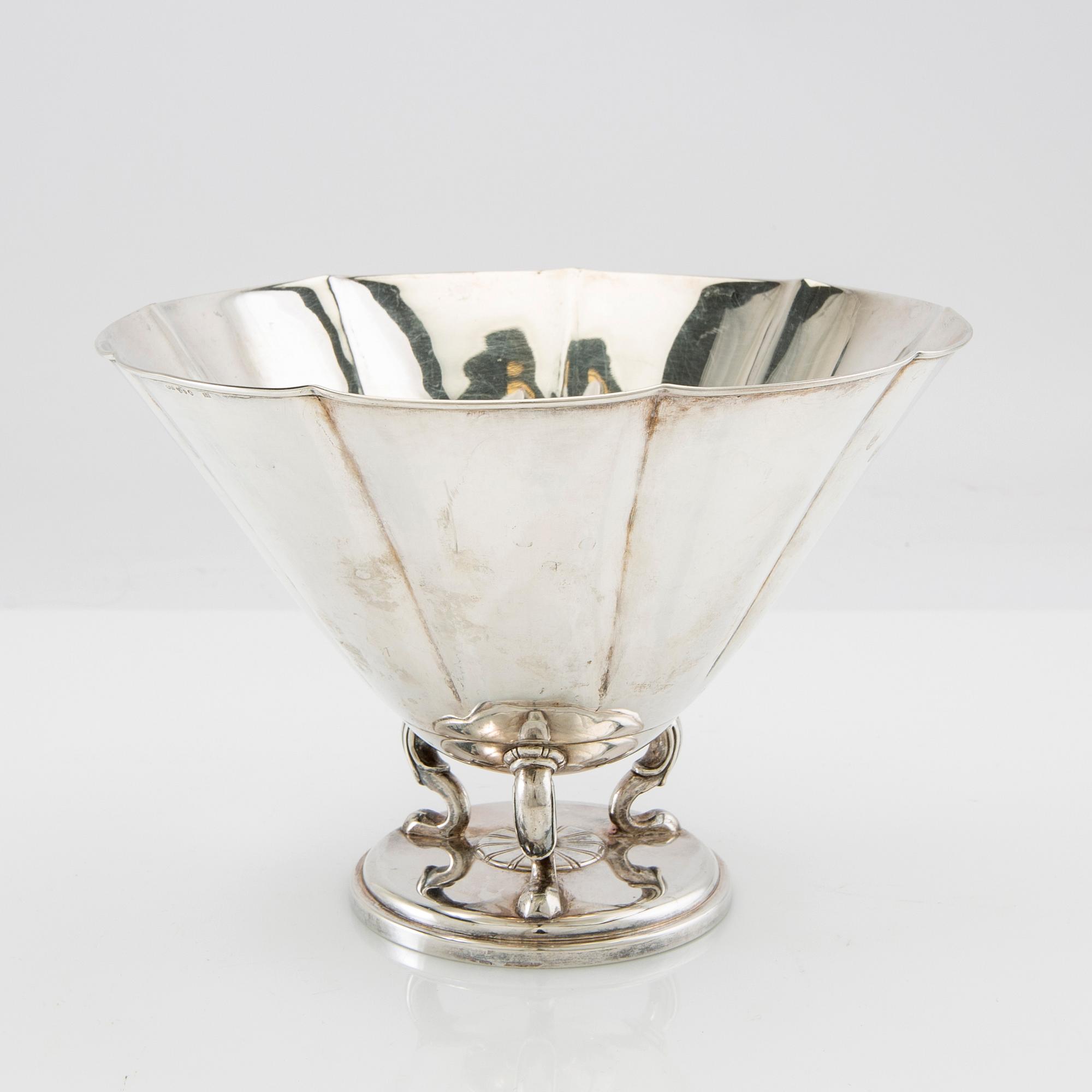 Goblet on foot silver GAB Stockholm 1930.