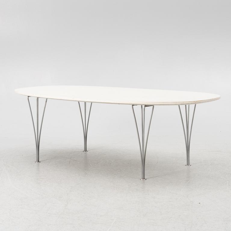 Bruno Mathsson, & Piet Hein, coffee table "Superellipse", second half of the 20th century.