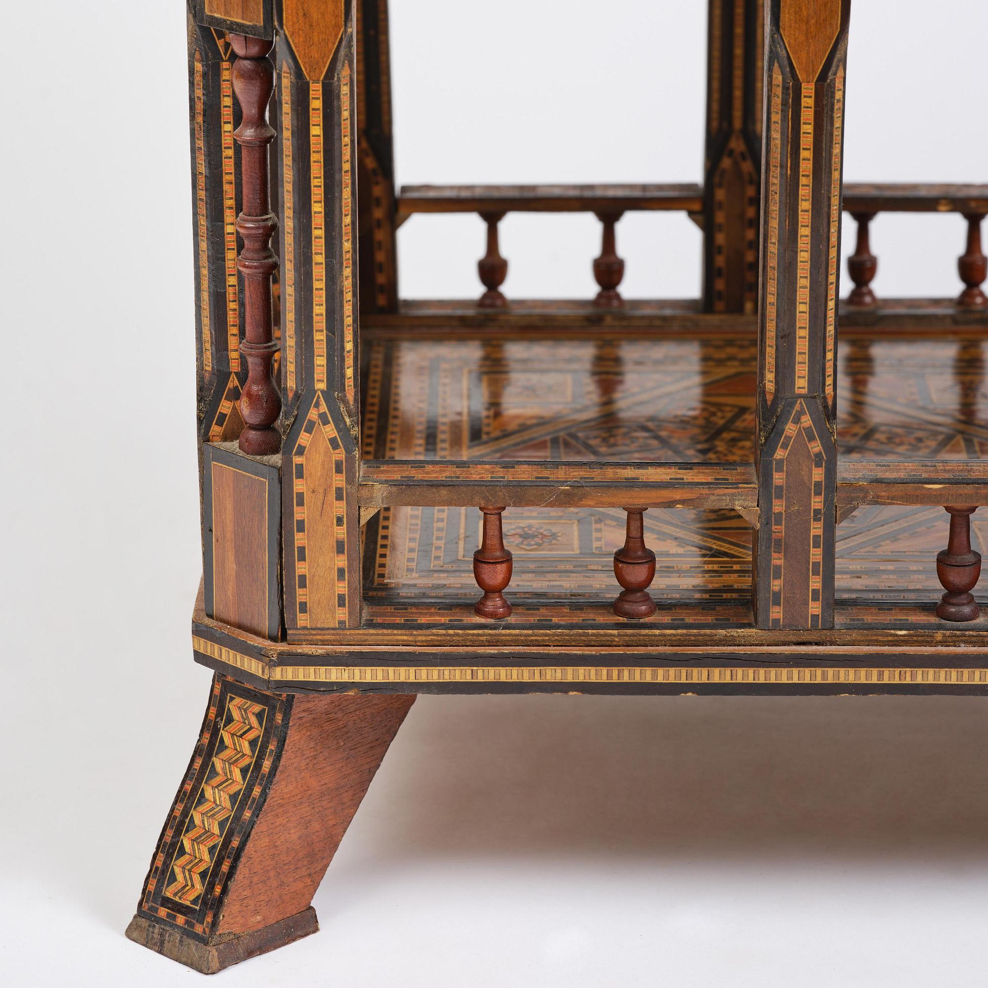 Spelbord, Damaskus Syrien, omkring år 1900.