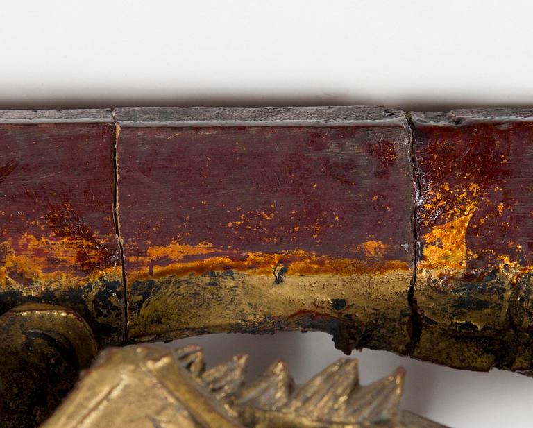 Relief, snidat trä, Kina, sen Qingdynasti, omkring 1900.