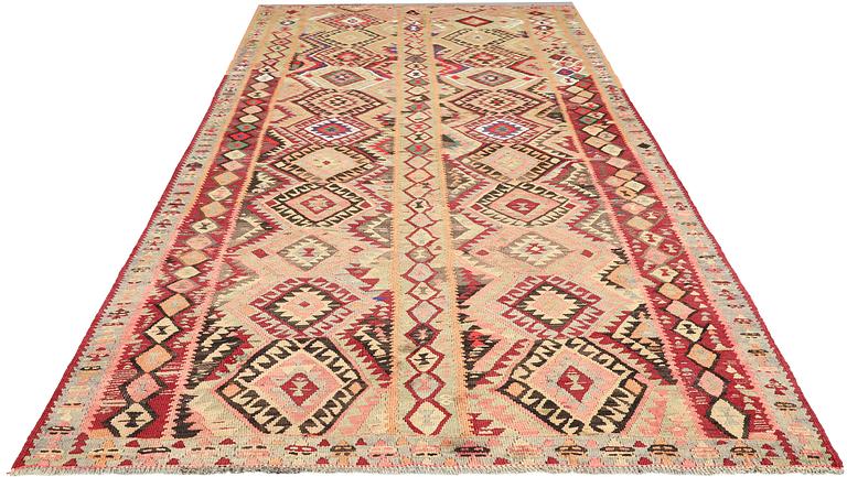 Matta, Persisk Nomad Kelim, ca 381 x 185 cm.