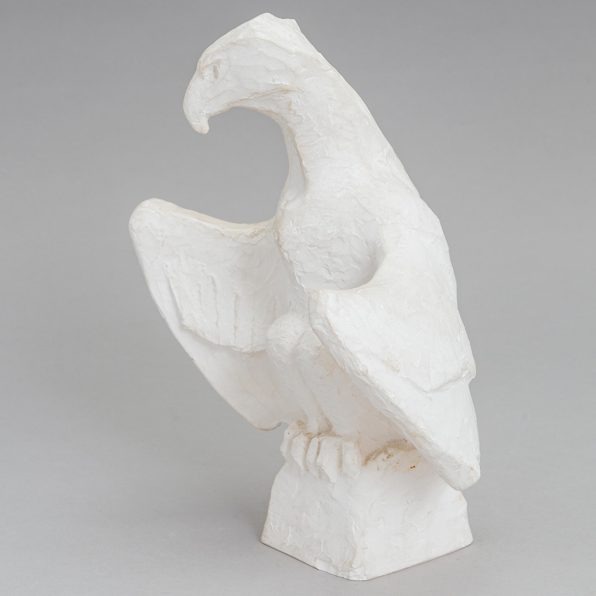 JUSSI MÄNTYNEN, sculpture in plaster, signed and dated 1952.