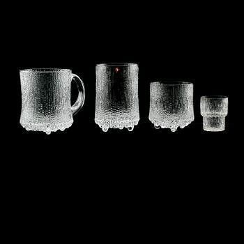 GLAS, 23 (18+5) st, "Ultima Thule", Tapio Wirkkala, Iittala.
