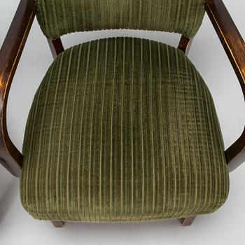 Ilmari Tapiovaara, a pair of 1940s '248' armchairs for Asko.