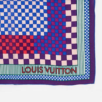 Louis Vuitton, a silk scarf.