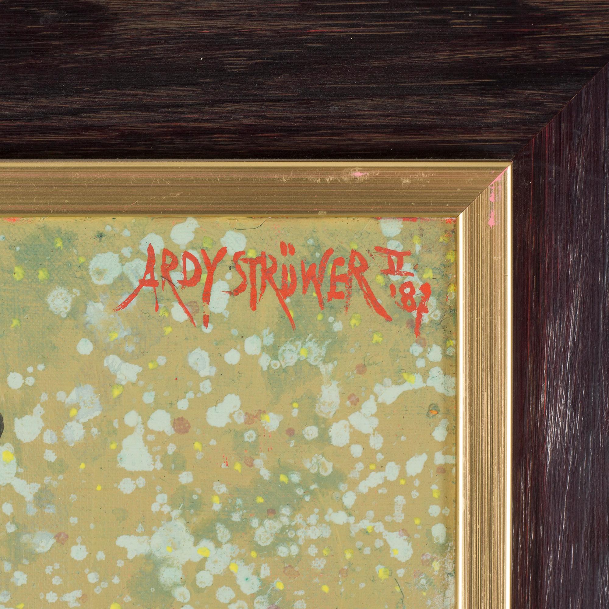 ARDY STRÜWER, olja på duk, signerad, daterad à tergo 1986.