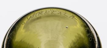 TAPIO WIRKKALA, VASER, 2 st, glas, signerade Tapio Wirkkala 3586.