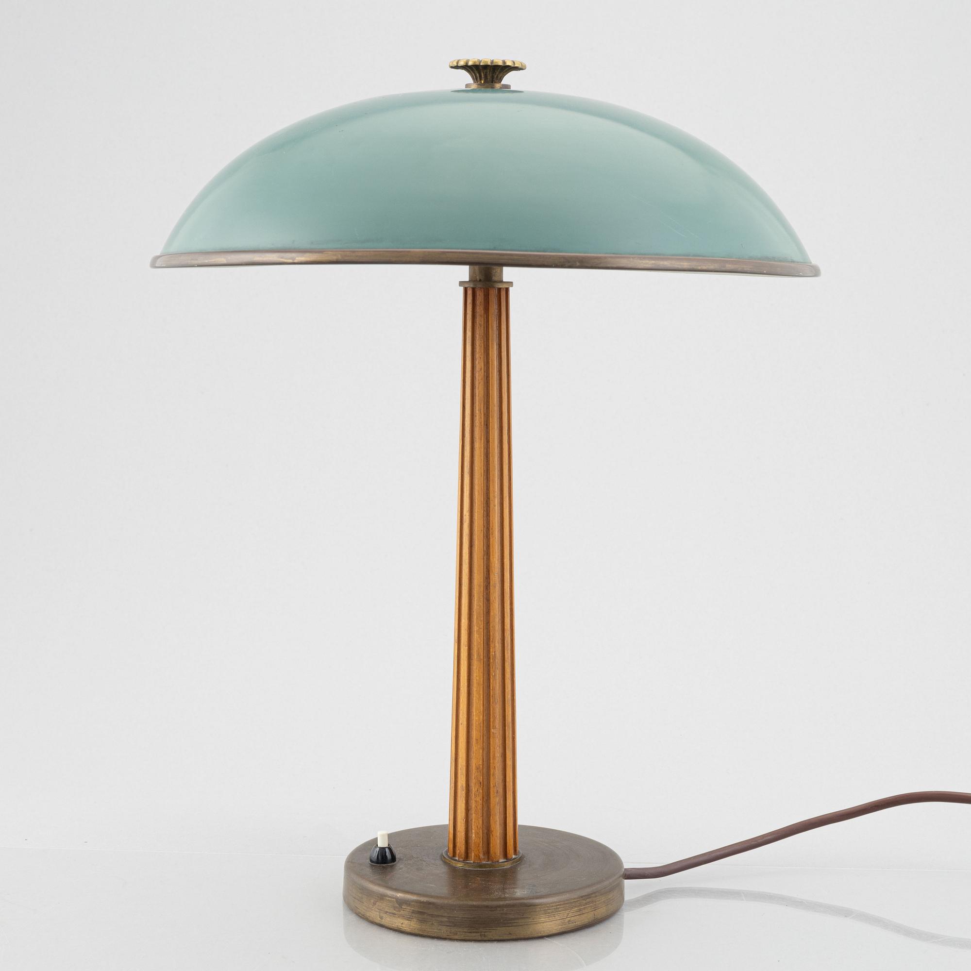 Erik Tidstrand, a model '29595' table lamp, Nordiska Kompaniet, 1930s.