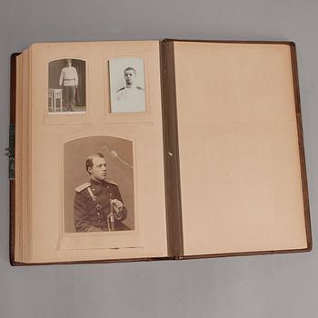 FOTOALBUM, ca 56 bilder, Storfurstendömet Finland resp. Ryssland sekelskiftet 1900.