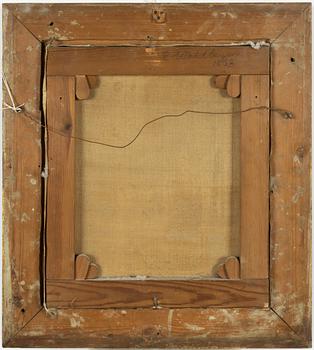 Erik Wahlbergson, Woman and faun by the shore.