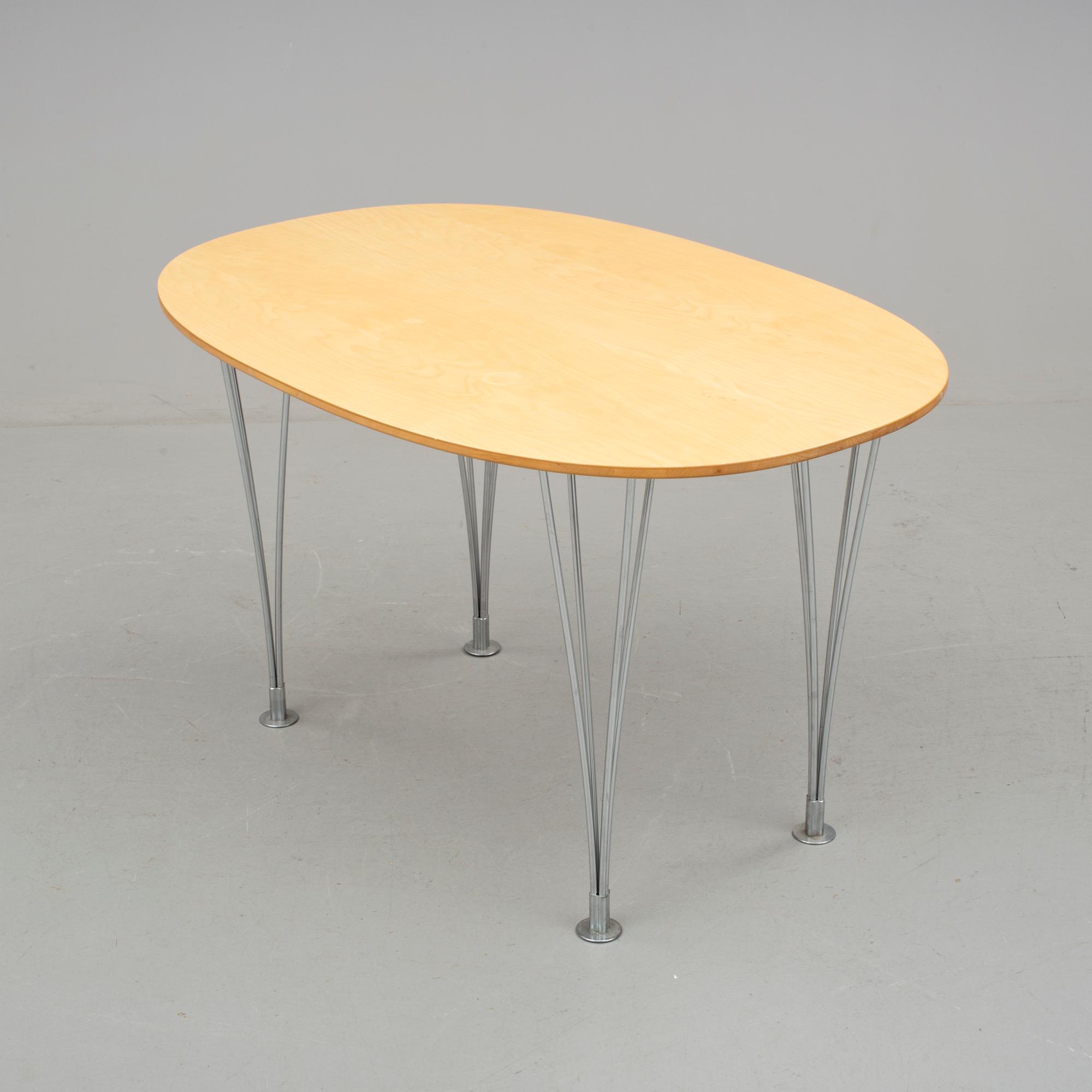 BRUNO MATHSSON och PIET HEIN, "Superellips", Bruno Mathsson International, bord, 1900-talets fjärde kvartal.