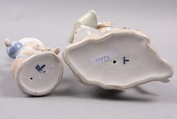 FIGURINER, 2 st, porslin, Lladro.