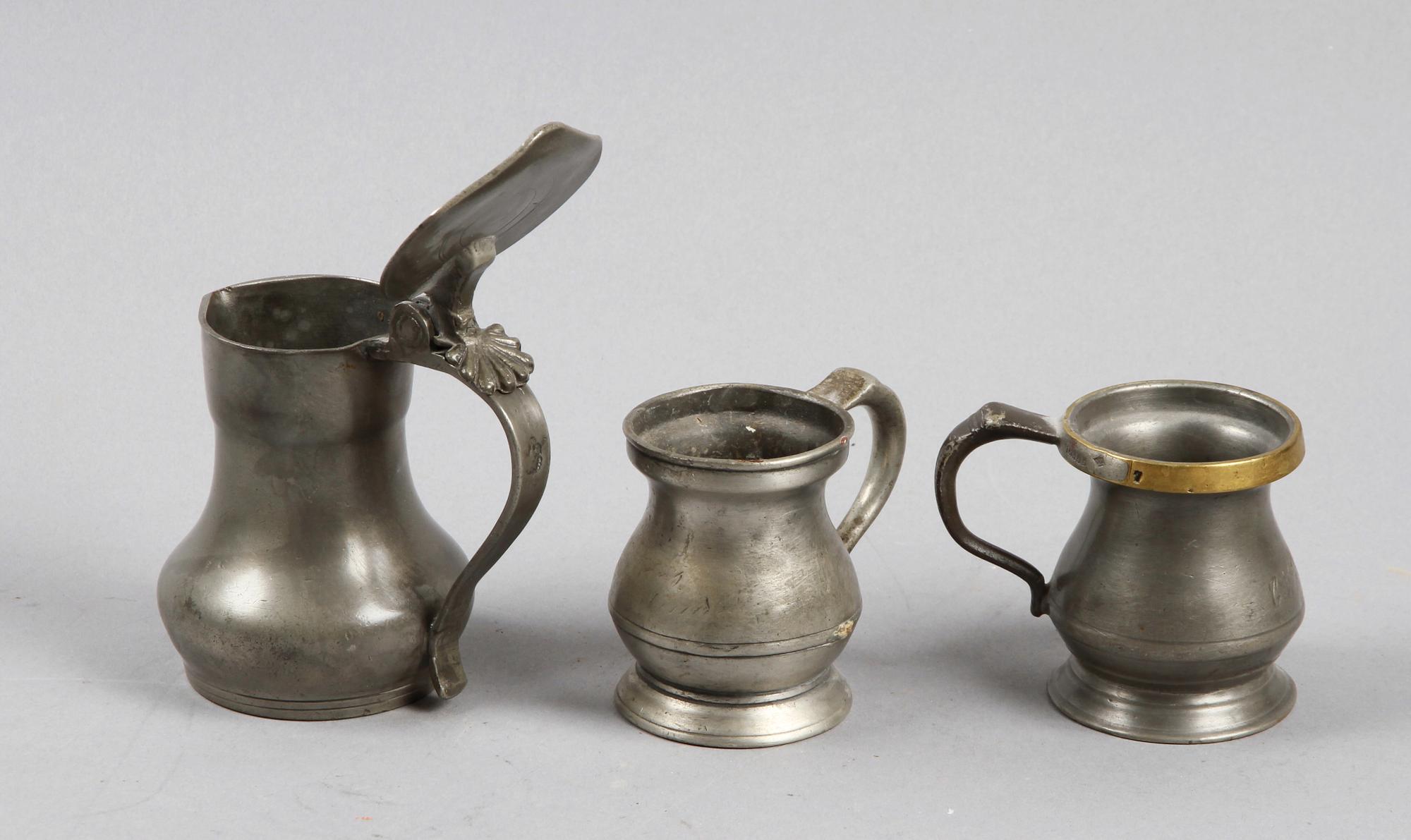 STOP SAMT 2 MUGGAR, tenn, bla England, 1800-tal.