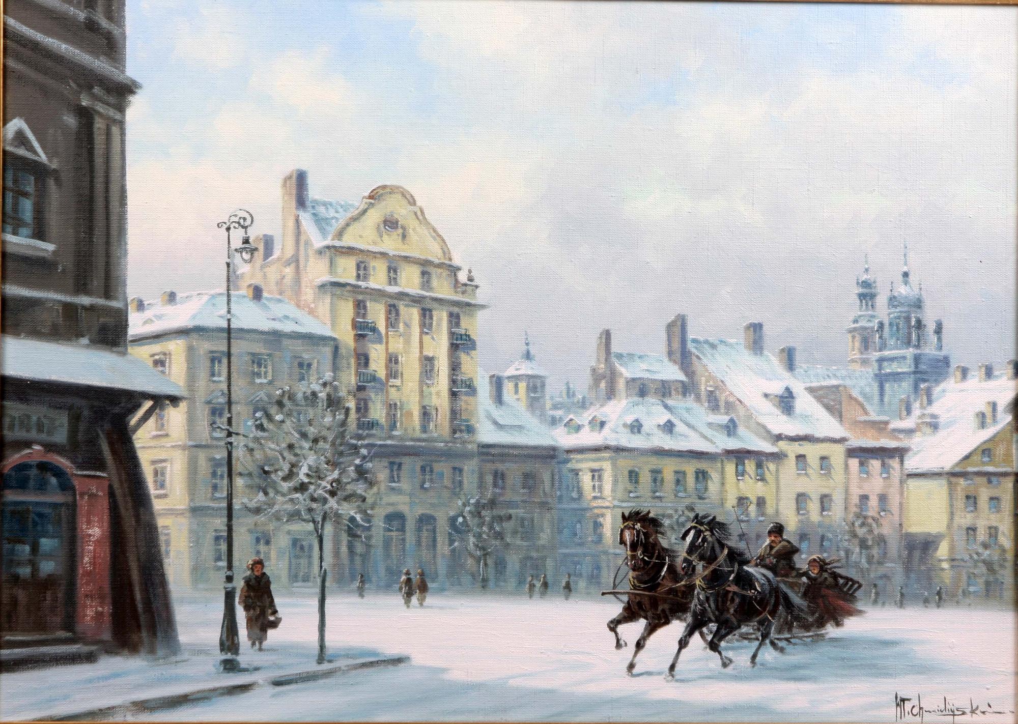 WLADYSLAW CHMIELINSKI, olja på duk, sign.