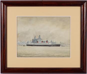 Eric Erskine Cambell Tufnell, Atlantic Liner "Queen Mary".