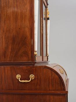 Writing cabinet,  by Johan Söderberg (instrument maker under the carpenter's guild in Stockholm 1803-1820) Empire,