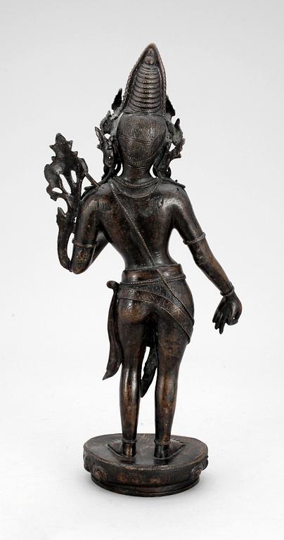 SKULPTUR, brons, Nepal, 1900-talets mitt.