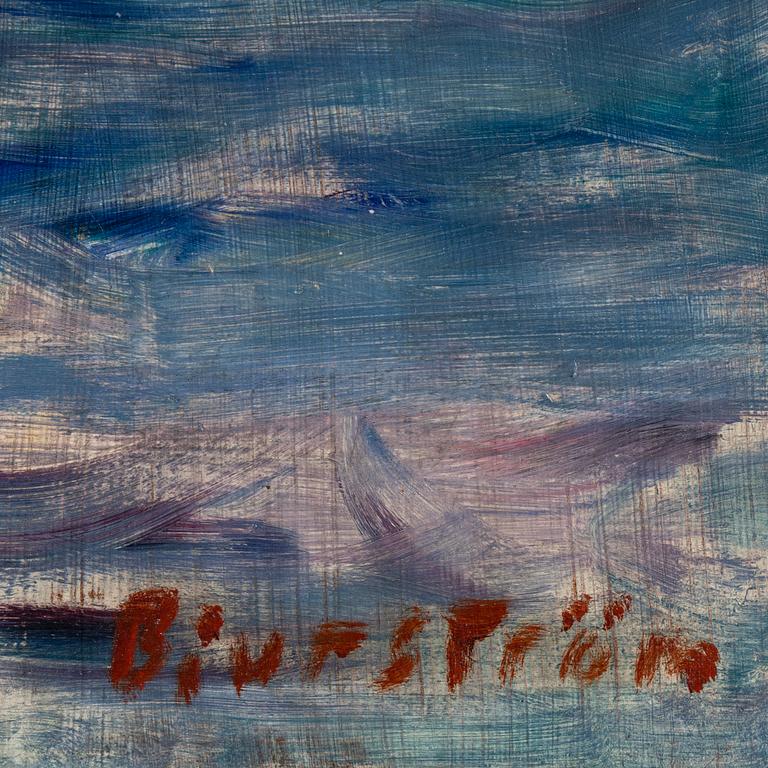 Tor Bjurström, oil on canvas, signed, also signed and dated -44 verso.
