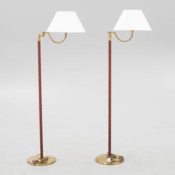 A pair of EWÅ floor lights, second half of the 20th Century.