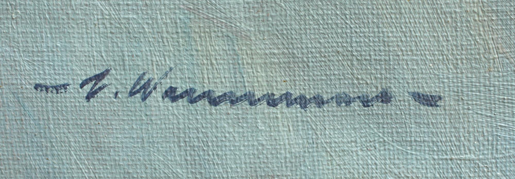 CARL WENNEMOES. Olja på duk, sign.