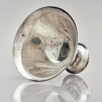 Georg Jensen, a sterling silver centrepiece bowl, model no. 775, design Harald Nielsen, Copenhagen 1933-1944, Swedish Import mark.