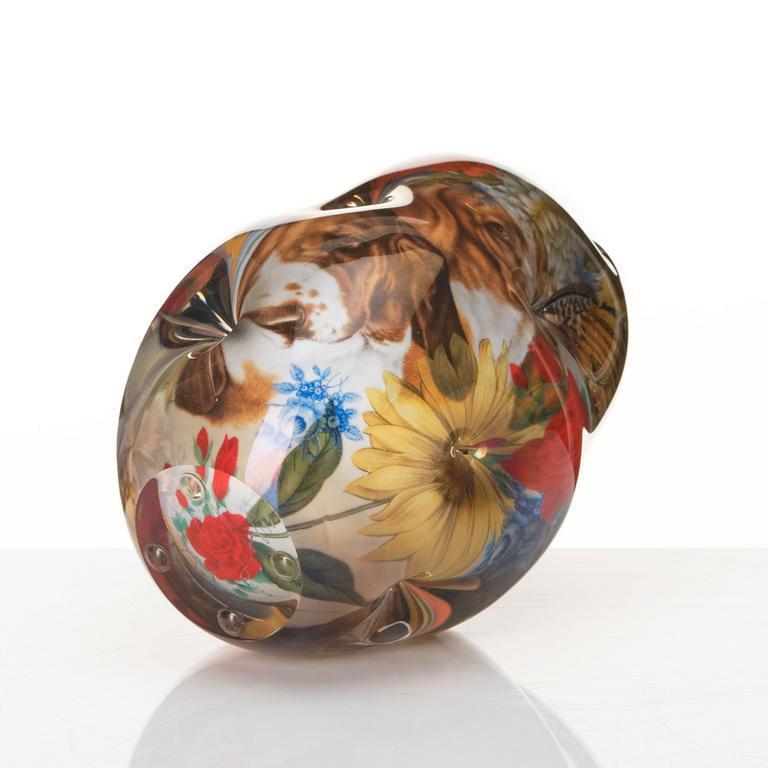 Per B. Sundberg, a glass vase, Orrefors, Sweden, 1999.