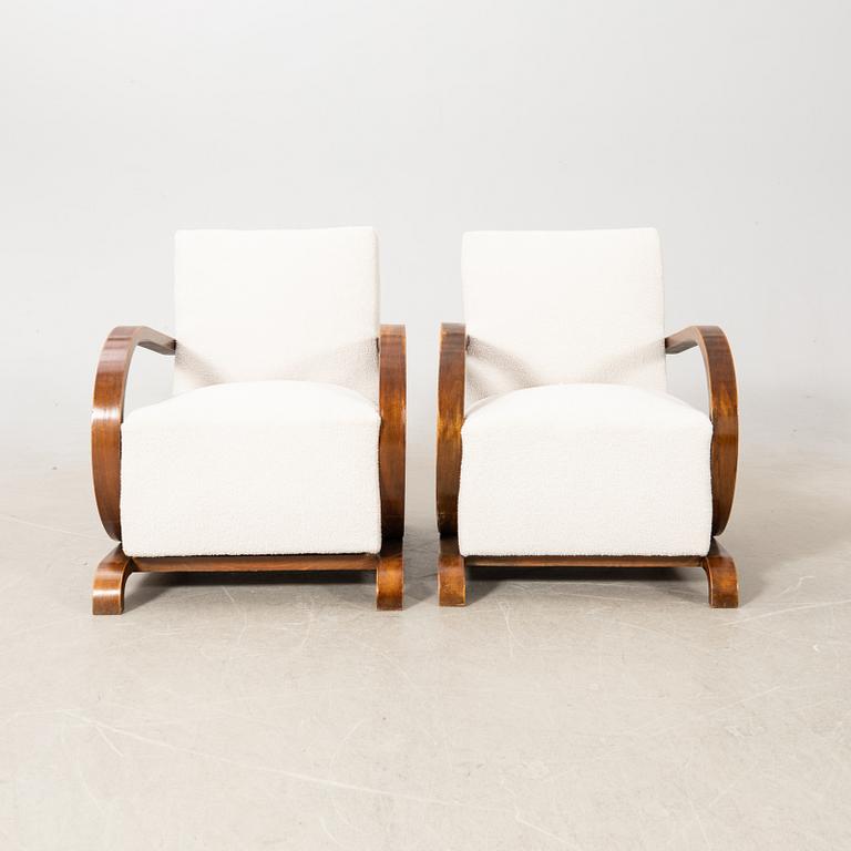 Fåtöljer ett par Art Deco 1900-talets första hälft.