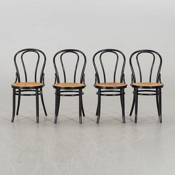 A SET OF SIX BENTWOOD CHAIRS SECOND HALF OF 20TH CENTURY,