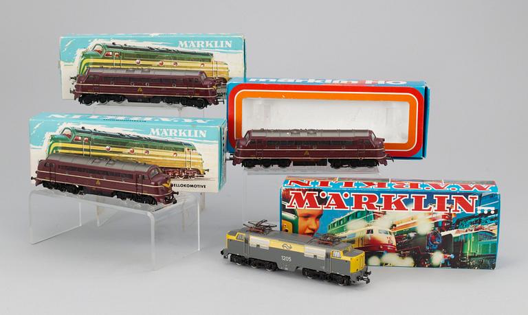 MÄRKLIN 3055 SAMT 3067, 3 st,