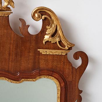 A pair of English mid 18th century mirrors.