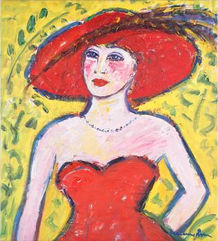 MARIANNE ÅGREN, olja på duk, sign.