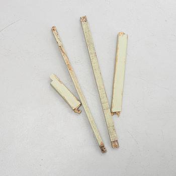 Stolar, 6 st, sengustavianska, sannolikt Lindome, snarlika, omkring 1800.