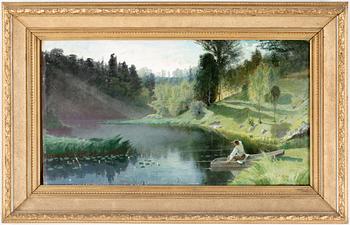 LUDVIG FRID, olja på duk, signerad och daterad 1889.