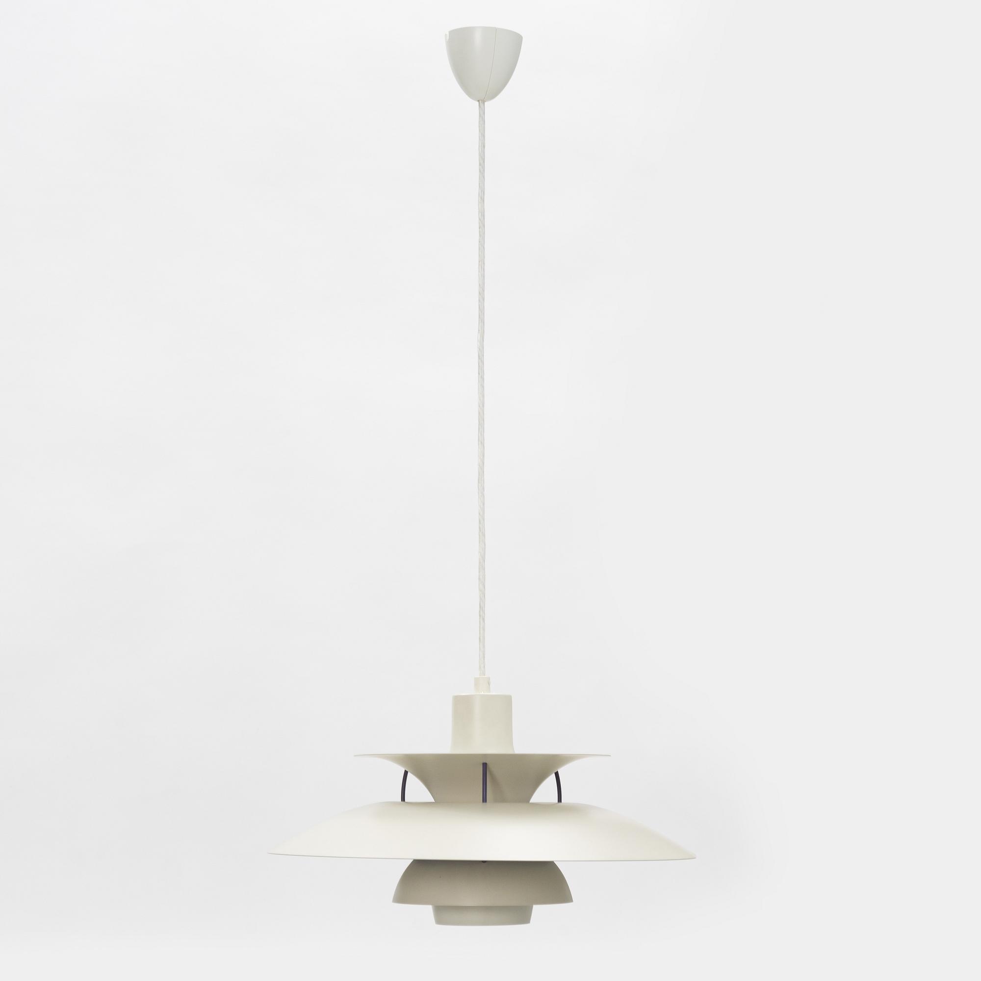 Poul Henningsen, a pair of 'PH-5' ceiling lights, Louis Poulsen, Denmark.