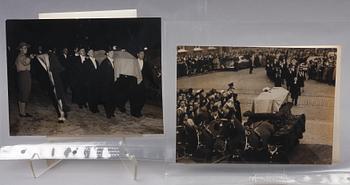 KUNGLIGA PRESSFOTOGRAFIER, 14 st, bla Pressens bild, Hovfotograf Bertil Norberg, 1930-50-tal.