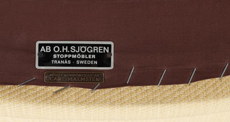 FÅTÖLJ, Carl Malmsten, O.H. Sjögren, Tranås, 1900-talets andra hälft.