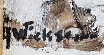 ÅKE WICKSTRÖM, olja på duk, signerad.