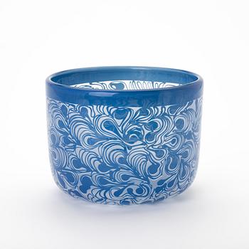 Bertil Vallien, Bowl, glass, Boda Åfors.