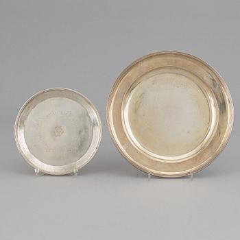 Six Russian silver pieces, mark of Wäkeva, Seipel and others, 18th/19th century.