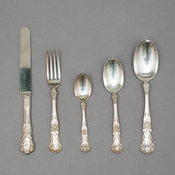 A GORHAM STERLING SILVER FLATWARE SET, 60 pieces.