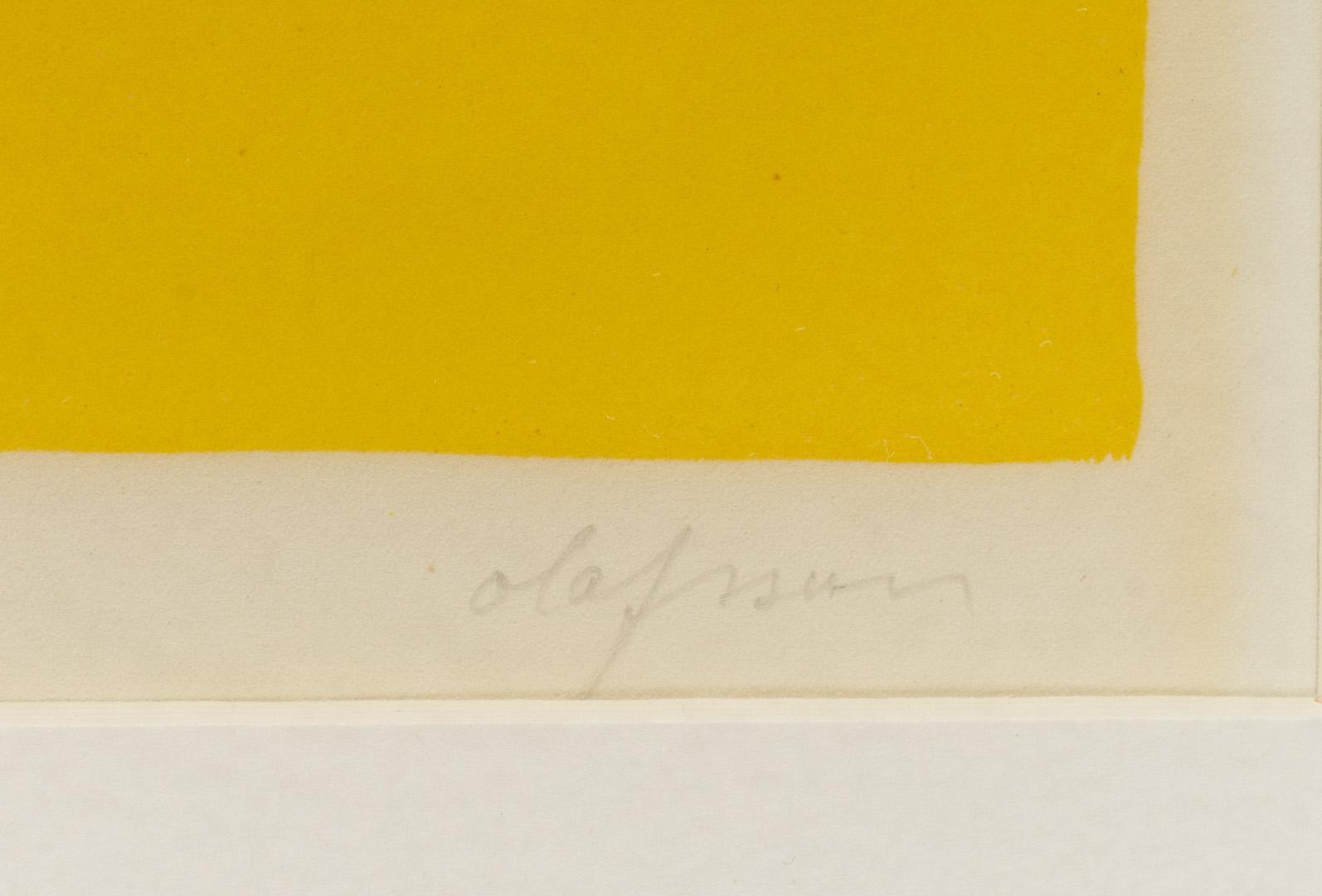 Pierre Olofsson, färglitografi, signerad 228/260.