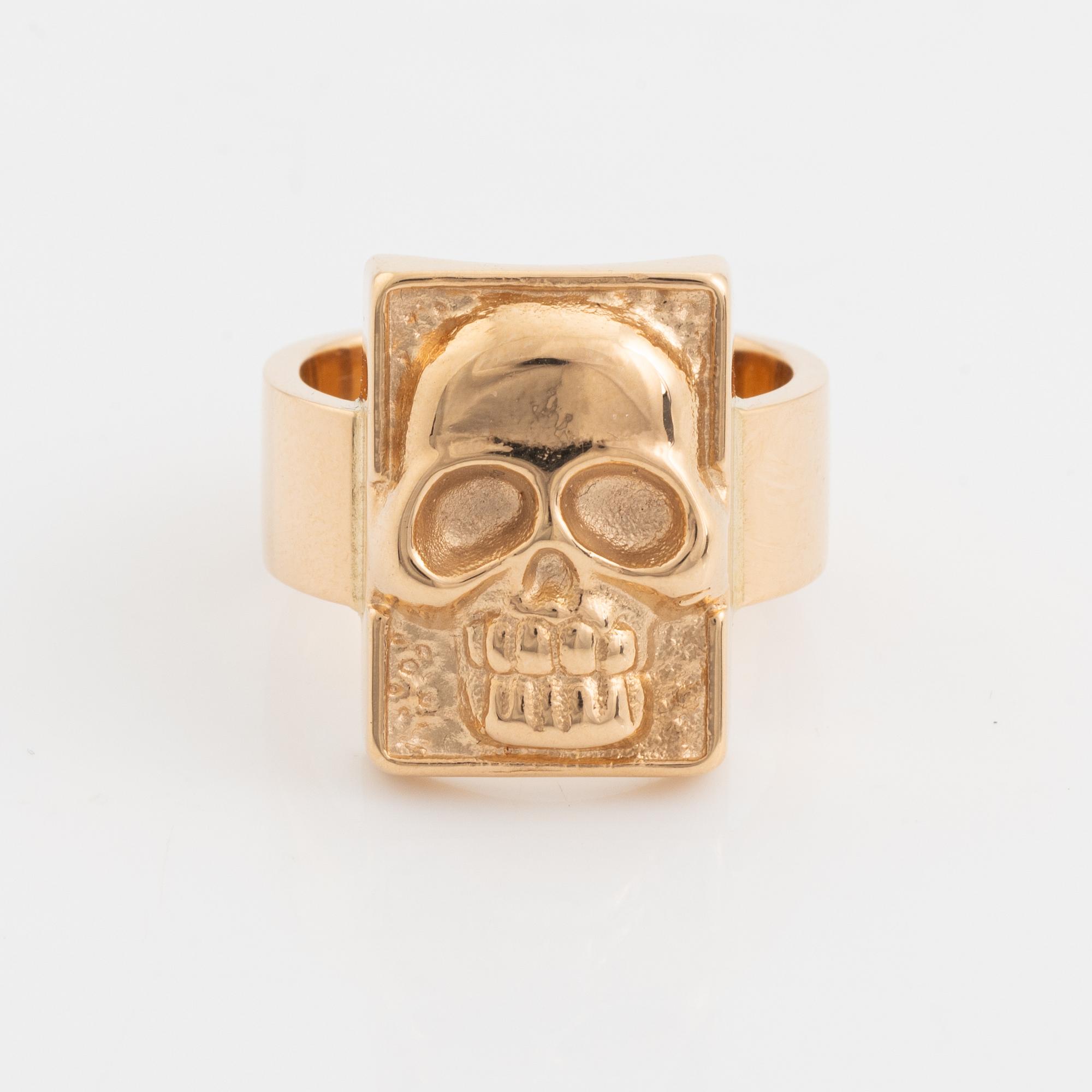 18K gold "the Phantom" ring.
