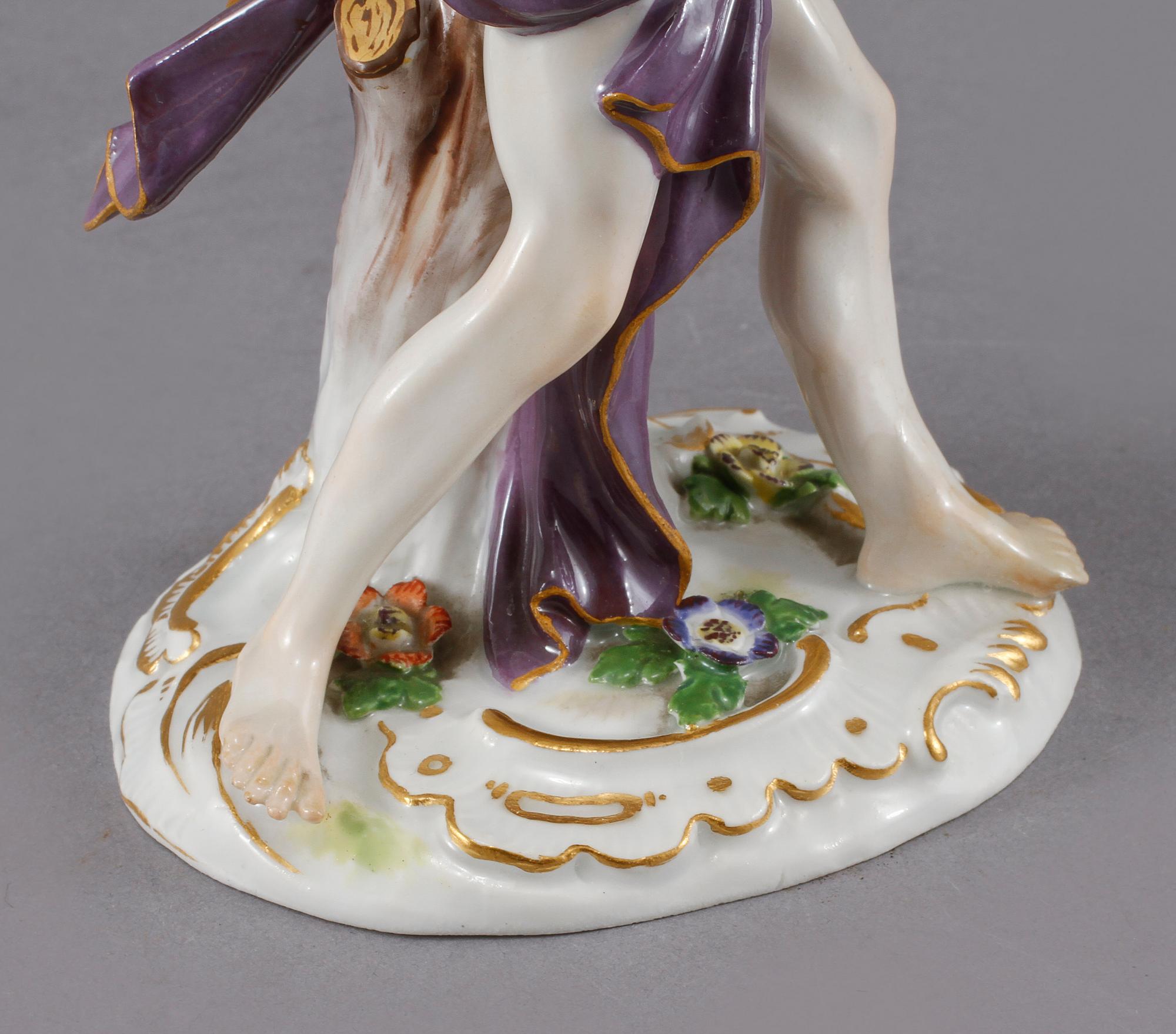 FIGURIN, porslin, Meissen, 1919.